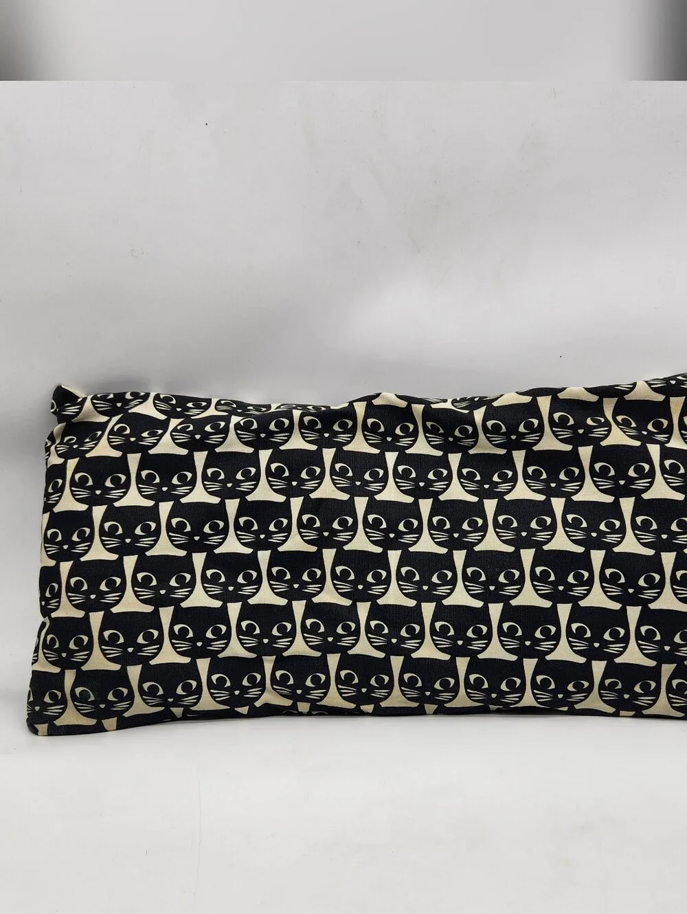 IKEA Black Cat MATTRAM Bolster Lumbar Pillows Niina Aalto Retro MCM 11x23